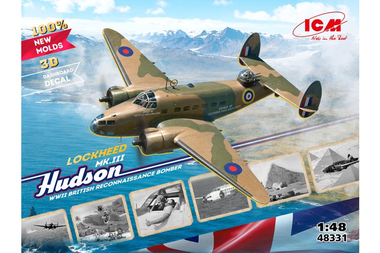 1:48 ICM 48331 Lockheed Hudson Mk.III WWII - British Reconnaissance Bomber - Icm48331 1 - ICM48331