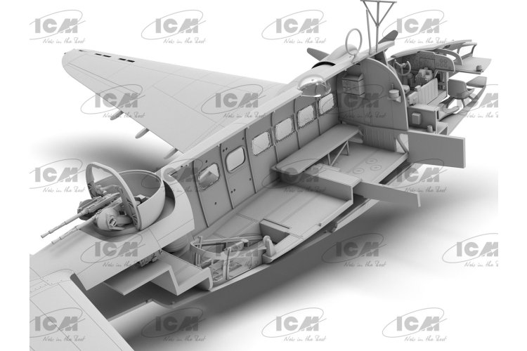 1:48 ICM 48331 Lockheed Hudson Mk.III WWII - British Reconnaissance Bomber - Icm48331 13 - ICM48331