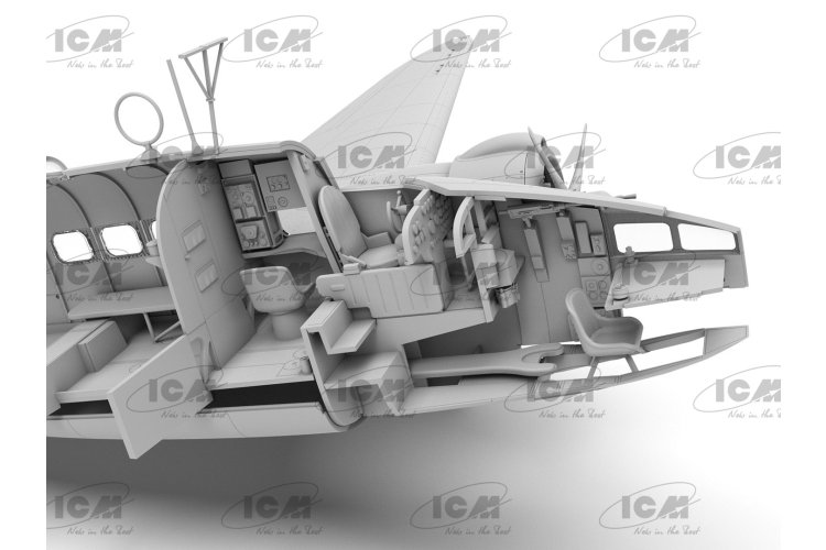 1:48 ICM 48331 Lockheed Hudson Mk.III WWII - British Reconnaissance Bomber - Icm48331 14 - ICM48331