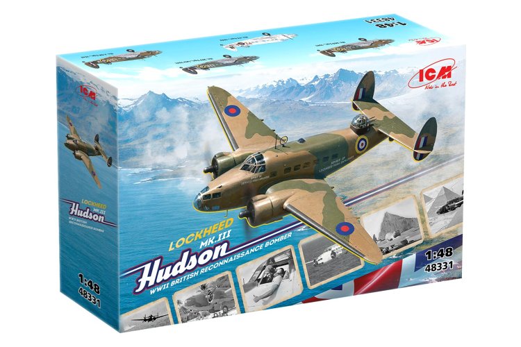 1:48 ICM 48331 Lockheed Hudson Mk.III WWII - British Reconnaissance Bomber - Icm48331 2 - ICM48331