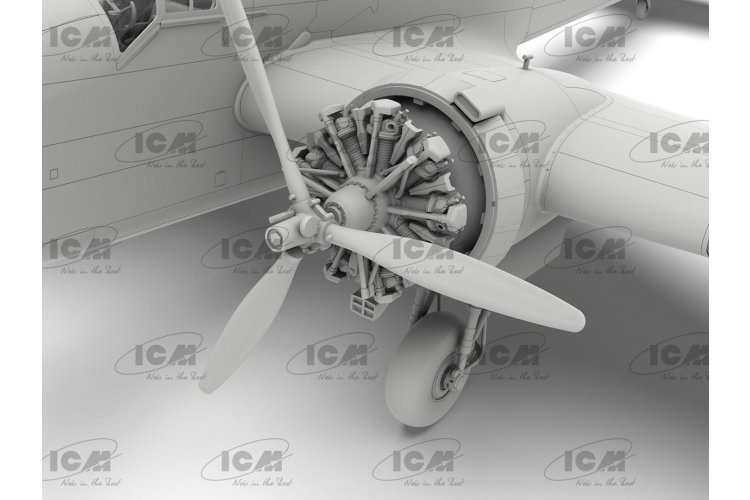 1:48 ICM 48352 Handley Page HP.52 Hampden B.Mk.I &ndash; WWII British Bomber - Icm48352 6 - ICM48352