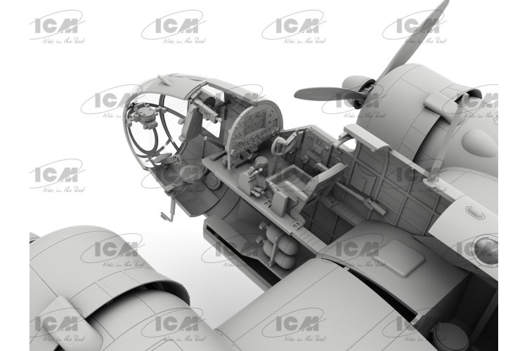 1:48 ICM 48352 Handley Page HP.52 Hampden B.Mk.I &ndash; WWII British Bomber - Icm48352 8 - ICM48352