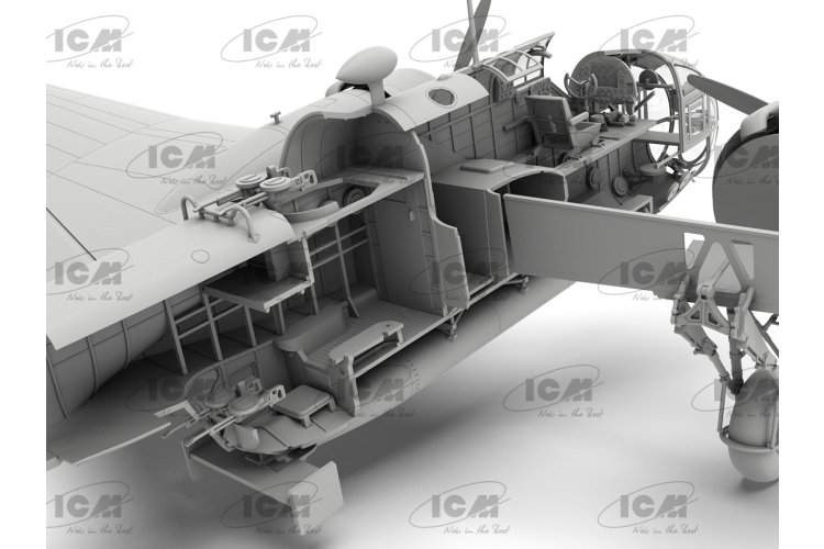 1:48 ICM 48353 HP.52 Hampden TB.Mk.I WWII - Britse Torpedobommenwerper - Icm48353 7 - ICM48353