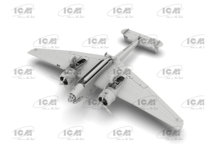 1:48 ICM 48353 HP.52 Hampden TB.Mk.I WWII - Britse Torpedobommenwerper - Icm48353 8 - ICM48353