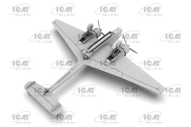 1:48 ICM 48353 HP.52 Hampden TB.Mk.I WWII - Britse Torpedobommenwerper - Icm48353 9 - ICM48353