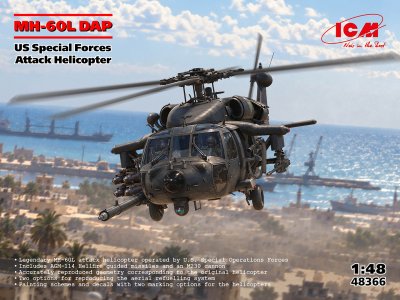 1:48 ICM 48366 Sikorsky MH-60L DAP - Amerikaanse Special Forces Aanvalshelikopter - Icm48366 1 - ICM48366