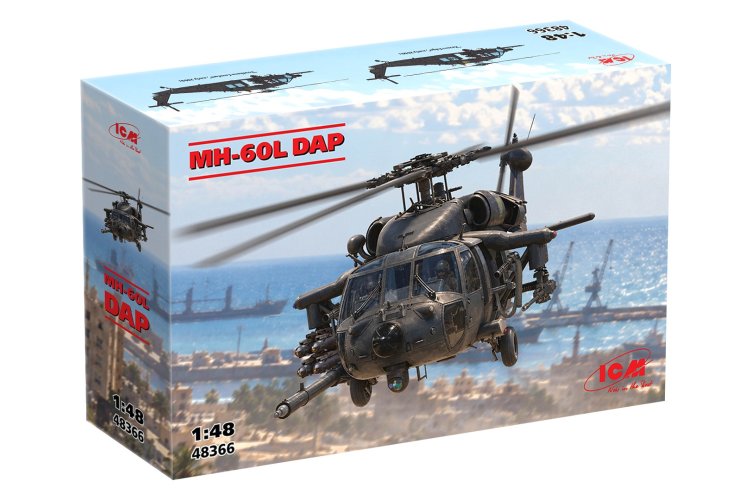 1:48 ICM 48366 Sikorsky MH-60L DAP - Amerikaanse Special Forces Aanvalshelikopter - Icm48366 11 - ICM48366