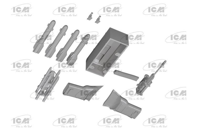 1:48 ICM 48366 Sikorsky MH-60L DAP - Amerikaanse Special Forces Aanvalshelikopter - Icm48366 8 - ICM48366