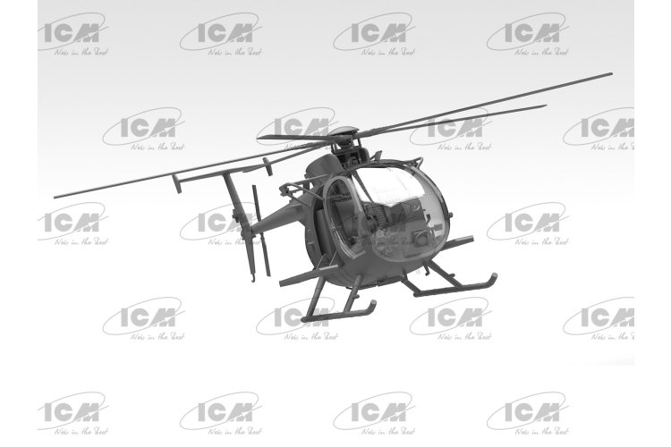 1:48 ICM 48369 MH-6J Little Bird &ndash; American Special Forces Helicopter - Icm48369 2 - ICM48369