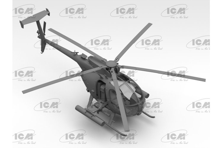 1:48 ICM 48370 Hughes AH-6J &ndash; American Helicopter - Icm48370 5 - ICM48370