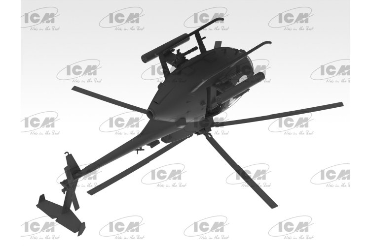 1:48 ICM 48370 Hughes AH-6J &ndash; American Helicopter - Icm48370 6 - ICM48370