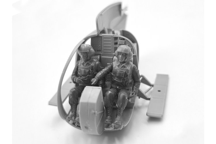 1:48 ICM 48371 MH-6J Little Bird met Delta Force Assault Team - Amerikaanse Special Forces Helikopter met 6 Figuren - Icm48371 3 - ICM48371