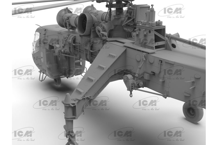 1:35 ICM 53054 Sikorsky CH-54A Tarhe - US Heavy Helicopter - Icm53054 ch 54a 135 r 10 - ICM53054