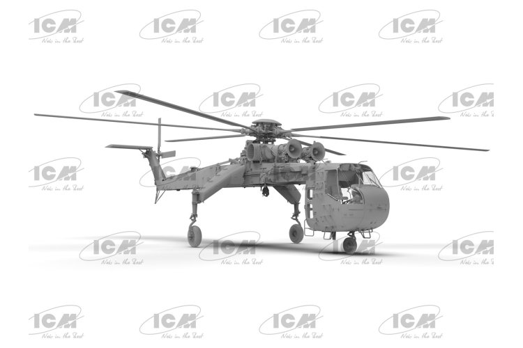 1:35 ICM 53054 Sikorsky CH-54A Tarhe - US Heavy Helicopter - Icm53054 ch 54a 135 r 3 - ICM53054