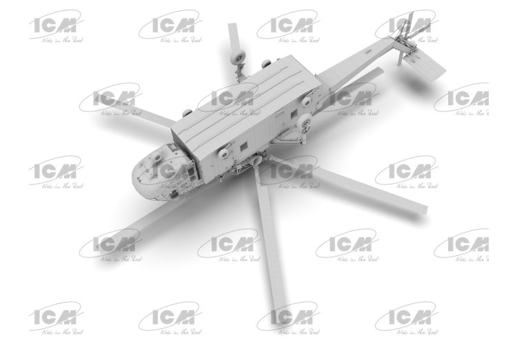 1:35 ICM 53059 Sikorsky S-64E Skycrane met Universal Pod - Amerikaanse Zware Transporthelikopter - Icm53059 7 - ICM53059