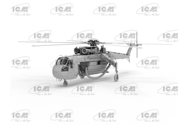 1:35 ICM 53060 Sikorsky S-64E Skycrane - Firefighting Helicopter - Amerikaanse Brandweerhelikopter - Icm53060 2 - ICM53060