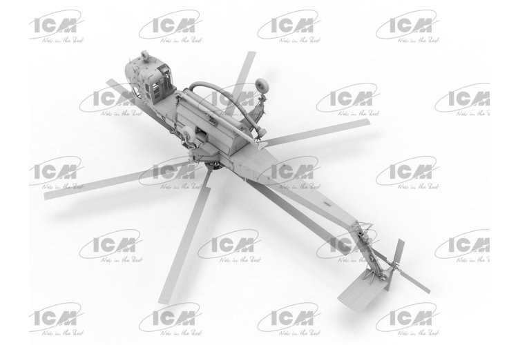 1:35 ICM 53060 Sikorsky S-64E Skycrane - Firefighting Helicopter - Amerikaanse Brandweerhelikopter - Icm53060 7 - ICM53060