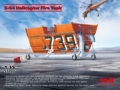 1:35 ICM 53202 Blustank voor Sikorsky S-64 - Icm53202 1 - ICM53202