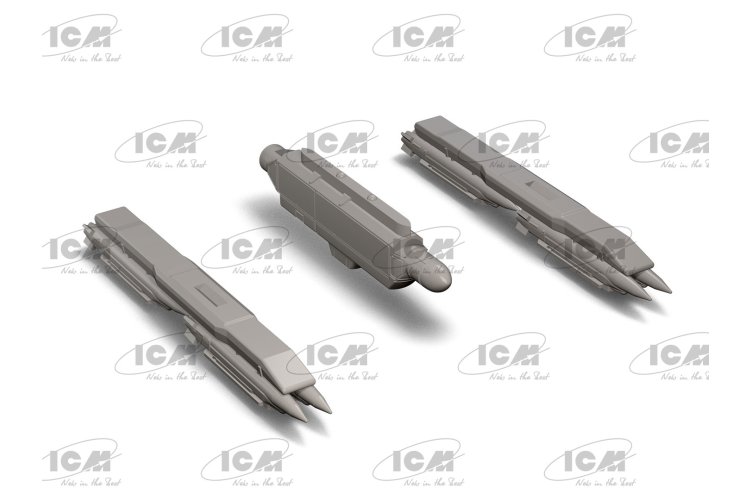 1:72 ICM 72146 General Dynamics F-16AM Fighting Falcon met GBU-39 Bommen - Oekra&iuml;ens Jachtvliegtuig - Icm72146 8 - ICM72146