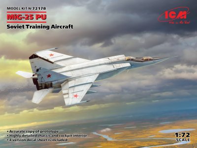 1:72 ICM 72178 MiG-25PU, Soviet Training Aircraft - Icm72178 1 - ICM72178