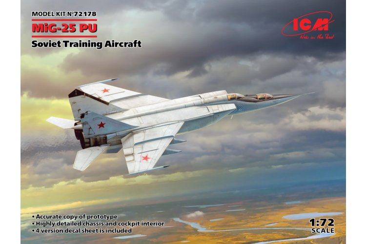 1:72 ICM 72178 MiG-25PU, Soviet Training Aircraft - Icm72178 1 - ICM72178