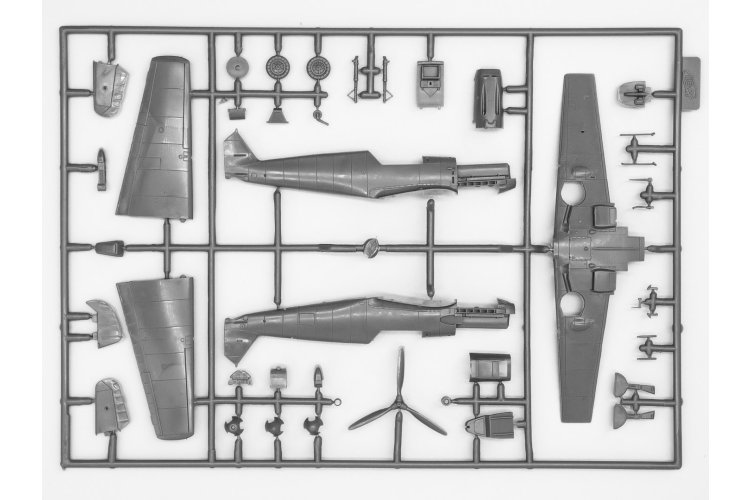 1:72 ICM 72209 Luftwaffe Night Fighters &ndash; 3 Propeller Aircraft - Icm72209 11 - ICM72209