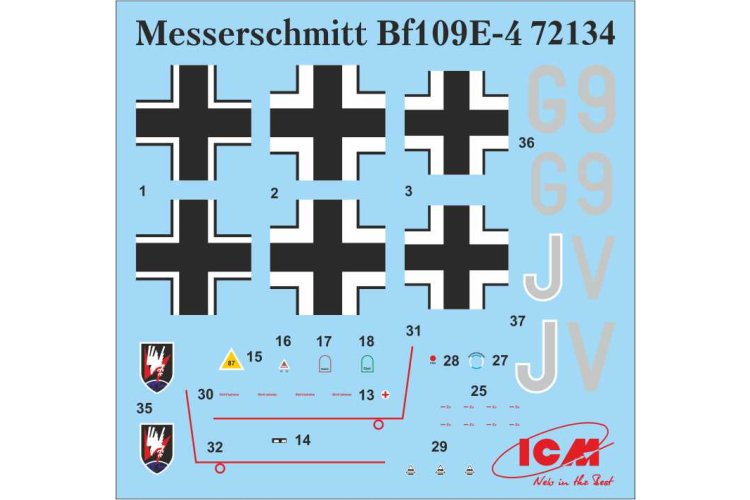 1:72 ICM 72209 Luftwaffe Night Fighters &ndash; 3 Propeller Aircraft - Icm72209 15 - ICM72209