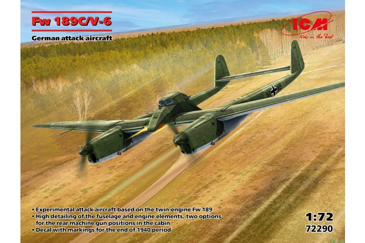 1:72 ICM 72290 Focke-Wulf Fw 189C / V6 - German Attack Aircraft - Icm72290 1 - ICM72290