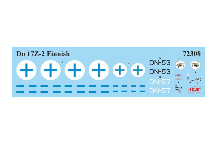 1:72 ICM 72308 Do 17Z-2, WWII Finnish Bomber - Icm72308 12 - ICM72308
