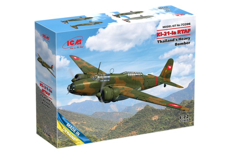 1:72 ICM 72206 Mitsubishi Ki-21-Ia RTAF - Thailands Heavy Bomber - Icm72706  - ICM72206