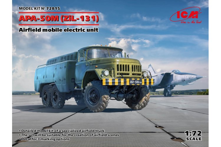 1:72 ICM 72815 APA-50M(ZiL-131) Airfield Mobile Electric Unit - Icm72815 en 1 - ICM72815