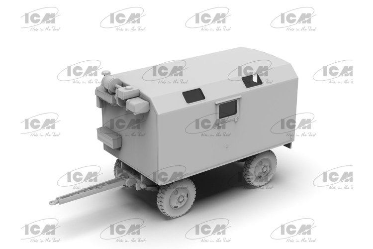 1:72 ICM 72819 Trailer of the Armed Forces of Ukraine - Military Trailer - Icm72819 2 - ICM72819