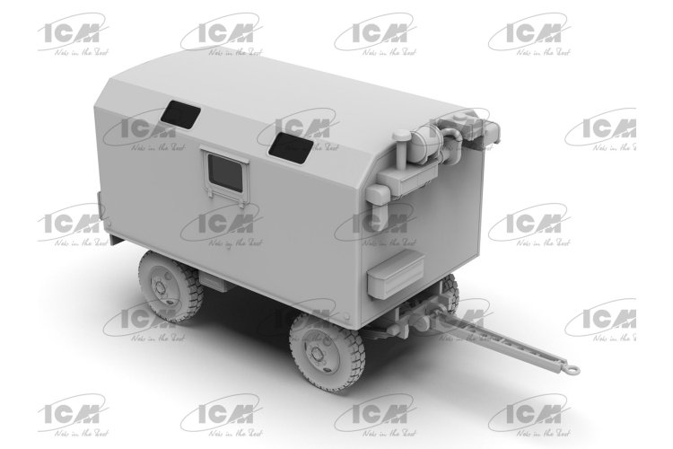 1:72 ICM 72819 Trailer of the Armed Forces of Ukraine - Military Trailer - Icm72819 4 - ICM72819