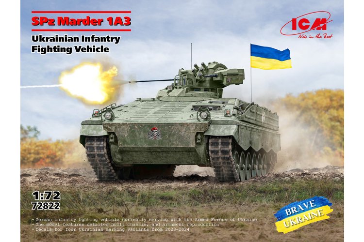 1:72 ICM 72822 SPz Marder 1A3 &ndash; Ukrainian Infantry Fighting Vehicle &ndash; German Sch&uuml;tzenpanzer - Icm72822 1 - ICM72822