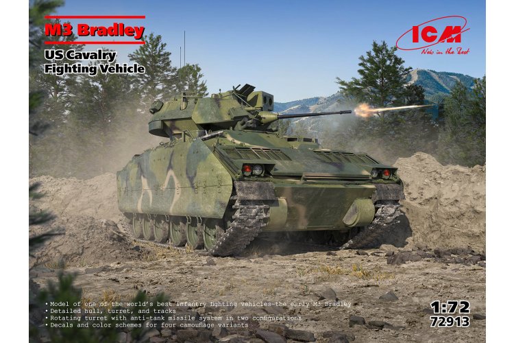 1:72 ICM 72913 M3 Bradley &ndash; American Cavalry Fighting Vehicle - Icm72913 1 - ICM72913
