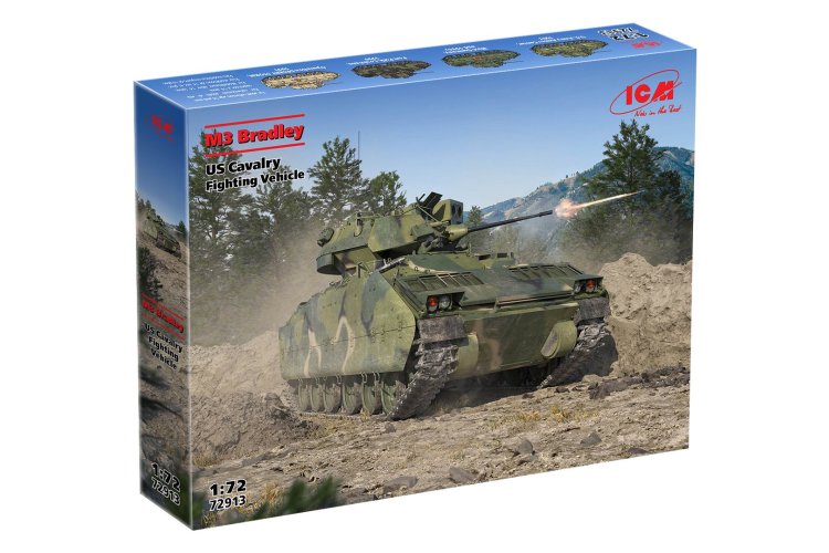 1:72 ICM 72913 M3 Bradley &ndash; American Cavalry Fighting Vehicle - Icm72913 2 - ICM72913