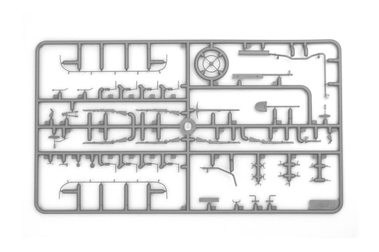 1:35 ICM DS3529 3 D.A.K. Vehicles Set &ndash; L3000s Truck &ndash; Kfz.70 Infantry Vehicle &ndash; Kfz.2 Radio Vehicle - Icmds3529 11 - ICMDS3529