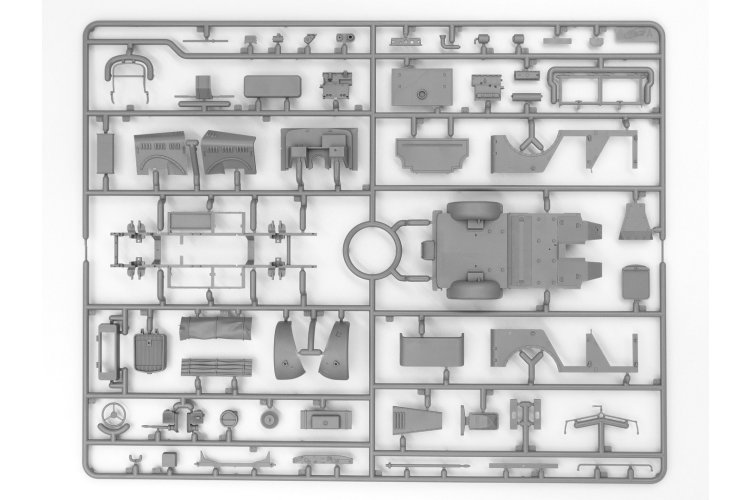1:35 ICM DS3529 3 D.A.K. Vehicles Set &ndash; L3000s Truck &ndash; Kfz.70 Infantry Vehicle &ndash; Kfz.2 Radio Vehicle - Icmds3529 15 - ICMDS3529