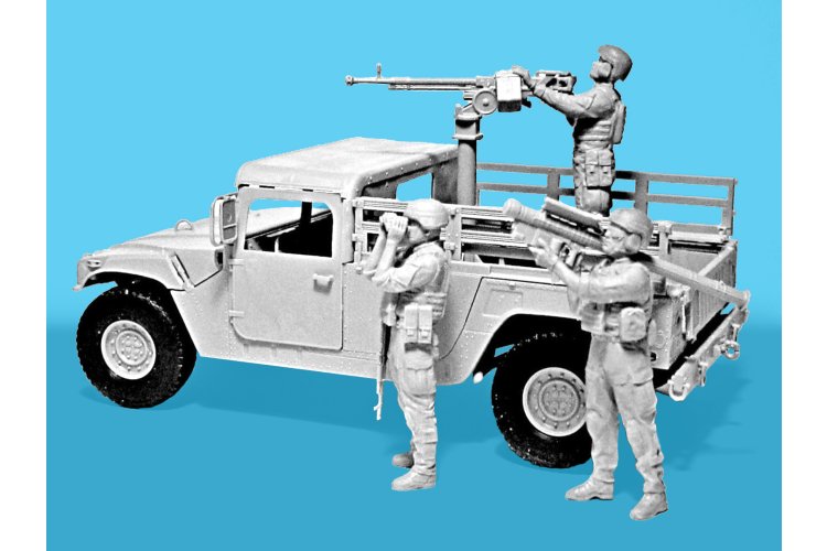1:35 ICM DS3531 Drone Hunters - Humvee M1097A2 met Bemanning - 3 Figuren - Diorama Set - Icmds3531 3 - ICMDS3531