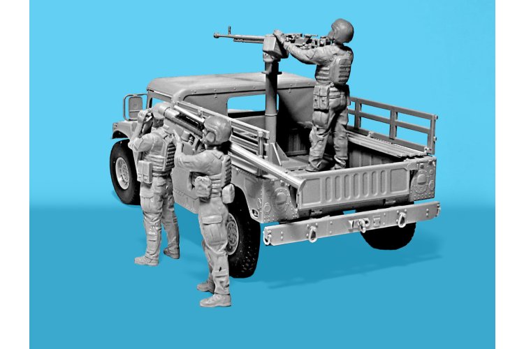 1:35 ICM DS3531 Drone Hunters - Humvee M1097A2 met Bemanning - 3 Figuren - Diorama Set - Icmds3531 5 - ICMDS3531