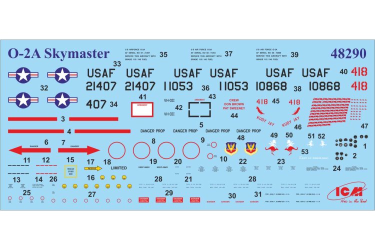 1:48 ICM DS4804 Nakhon Phanom Air Base - B-26K, 0-2, Figuren, Bewapening & Platen - Icmds4804 20 - ICMDS4804