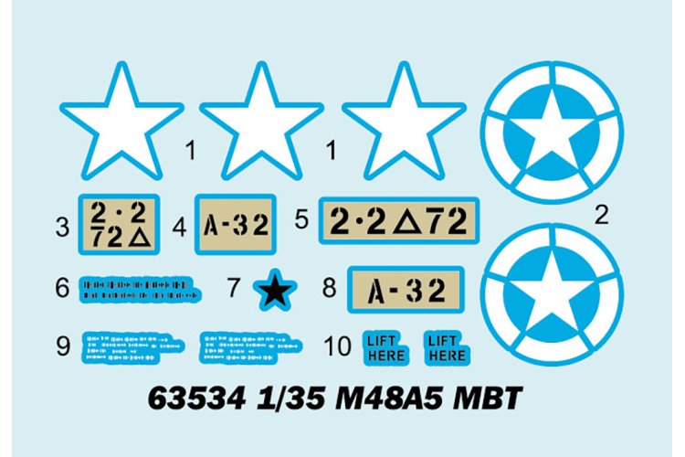 1:35 I Love Kit 63534 M48A5 MBT Tank - Ilo63534 3 - TRUILO63534