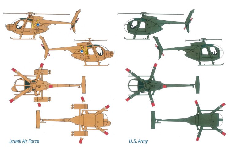 1:72 Italeri 0017 AH-6 Night Fox - Ita0017 4 - ITA0017