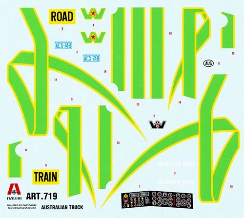 1:24 Italeri 0719 Western Star - Australian Truck - Ita0719 2 - ITA0719