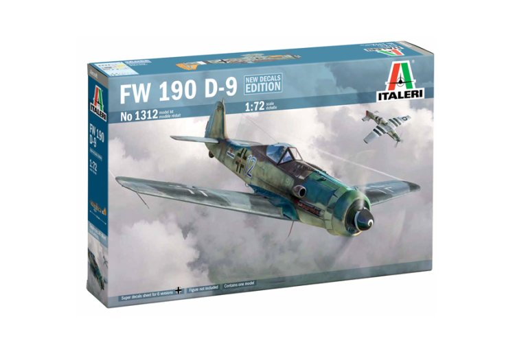 1:72 Italeri 1312 Focke-Wulf Fw 190D-9 - Vliegtuig - Ita1312 1 - ITA1312