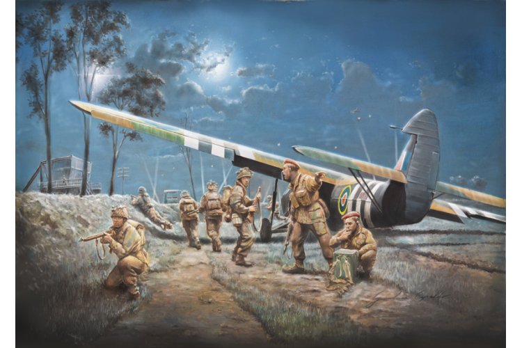 1:72 Italeri 1356 AS.51 Horsa Mk.I with British Paratroops - 75 Anniversary D-Day 1944 2019 - Ita1356 2 - ITA1356