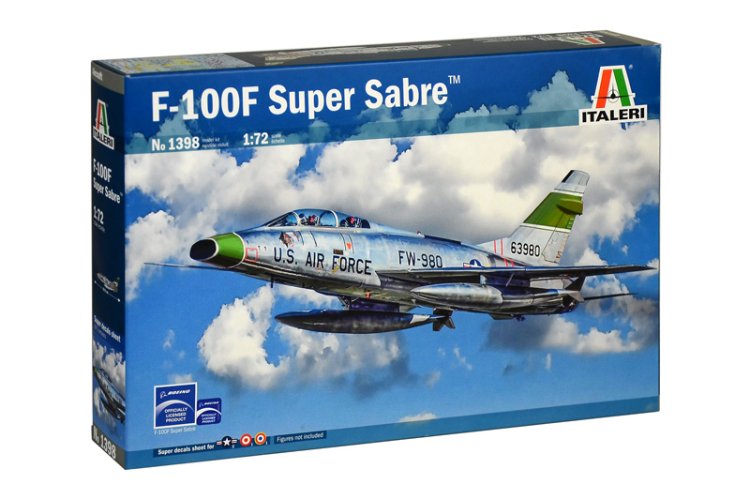 1:72 Italeri 1398 North American F-100F Super Sabre - Jet Fighter - Ita1398 1 - ITA1398