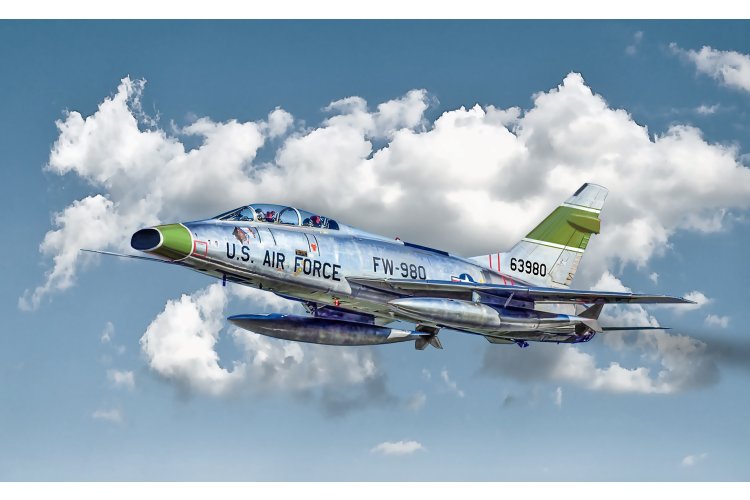 1:72 Italeri 1398 North American F-100F Super Sabre - Jet Fighter - Ita1398 100 - ITA1398