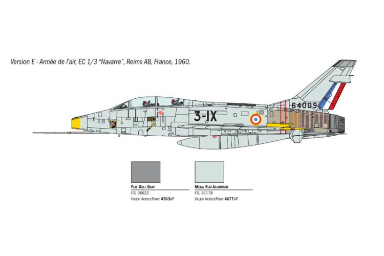 1:72 Italeri 1398 North American F-100F Super Sabre - Jet Fighter - Ita1398 8 - ITA1398