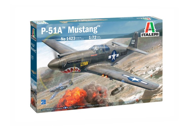 1:72 Italeri 1423 P-51A Mustang Plane - Ita1423 4 - ITA1423
